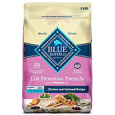 Blue Buffalo Life Protection Formula Small Breed Chicken & Oatmeal Puppy Dry Food with DHA & ARA