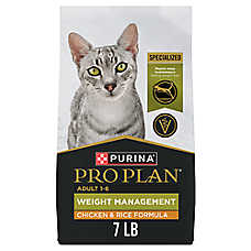 Purina? Pro Plan Weight Management Adult Dry Cat Food - Chicken & Rice, With Probiotics