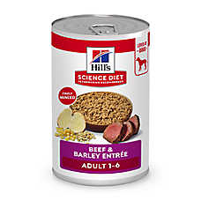 Hill's? Science Diet? Adult Wet Dog Food - Beef & Barley, 13 oz